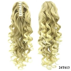 Brand New-Never Worn-Blonde Jaw Clip-In, Curly Ponytail.
